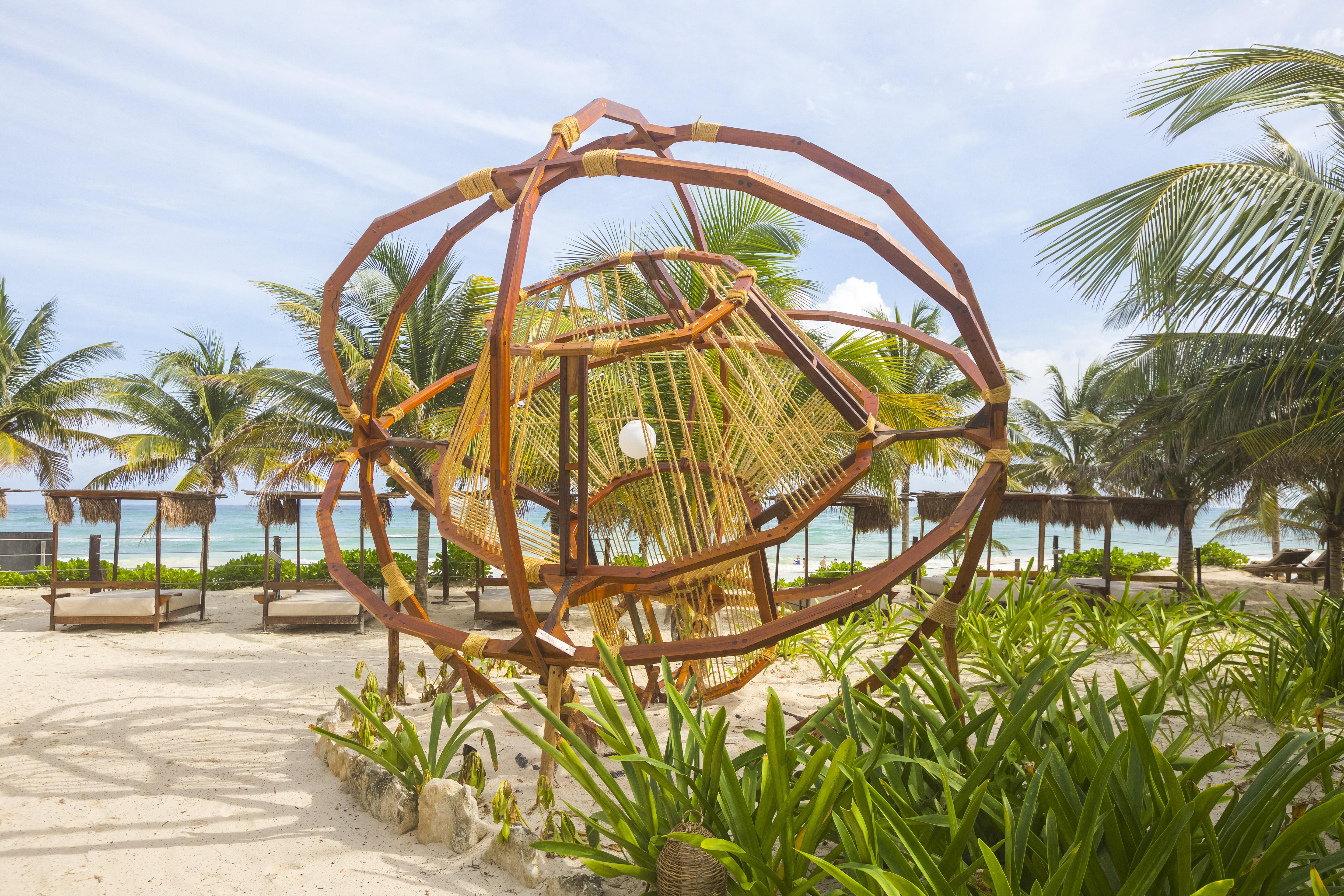 Hotel Cabanas Los Lirios Tulum Bagian luar foto