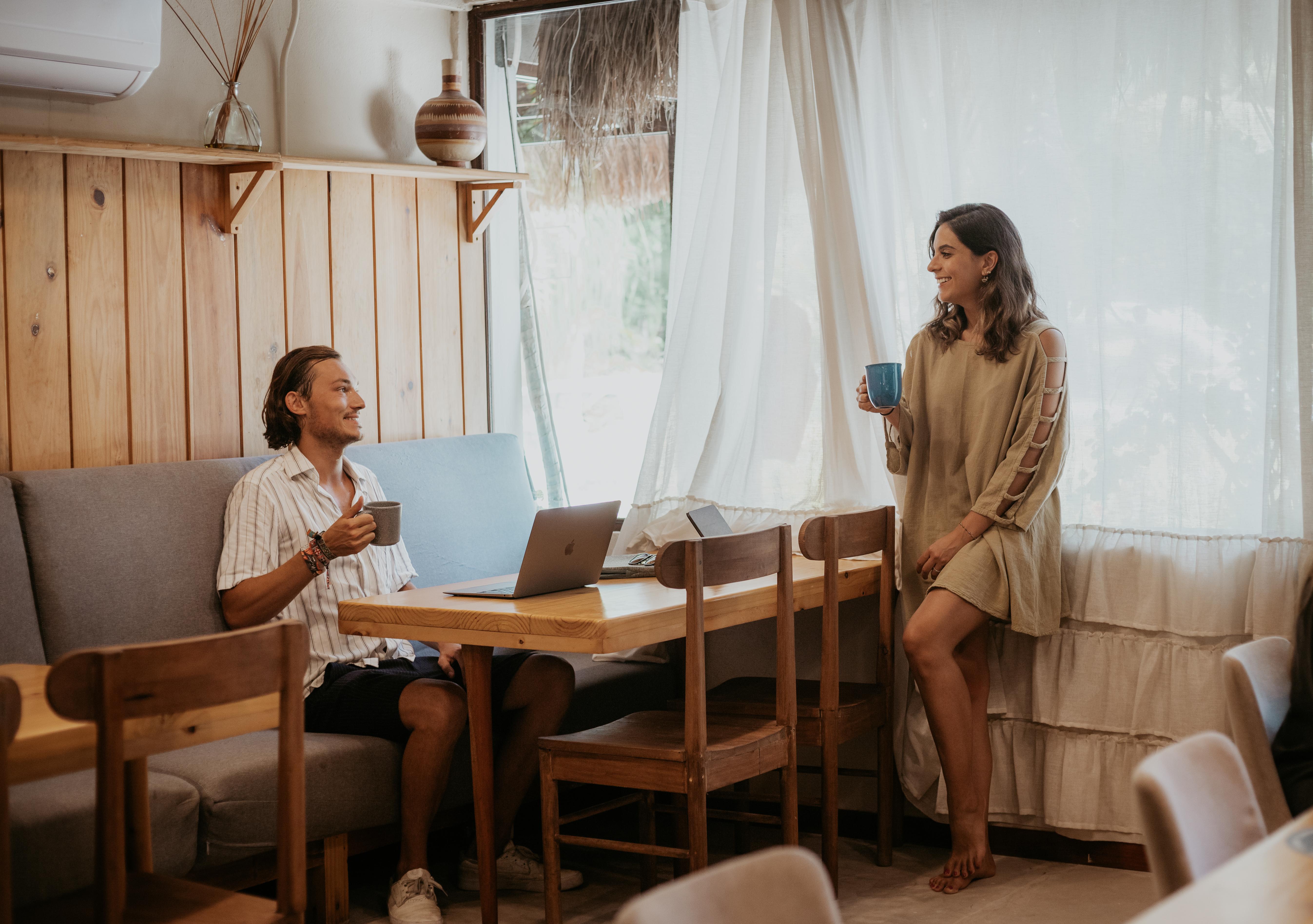 Hotel Cabanas Los Lirios Tulum Bagian luar foto